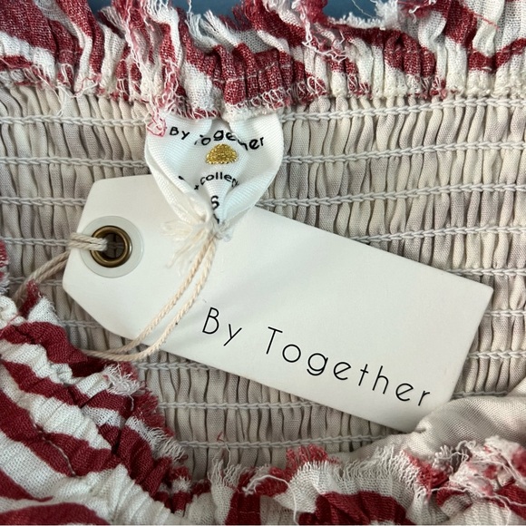 NWT Anthropologie By Together Zebra Print Strapless Mini Dress - Picture 4 of 5